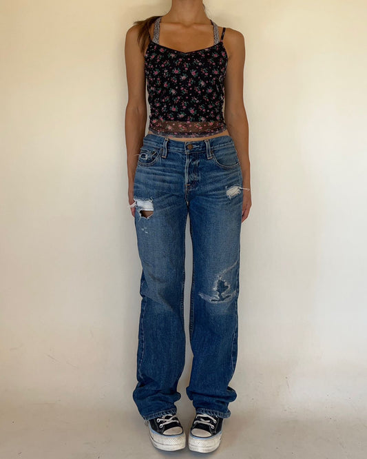 Hollister mid waist jeans