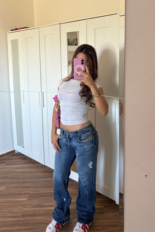 Diesel mid waist jeans