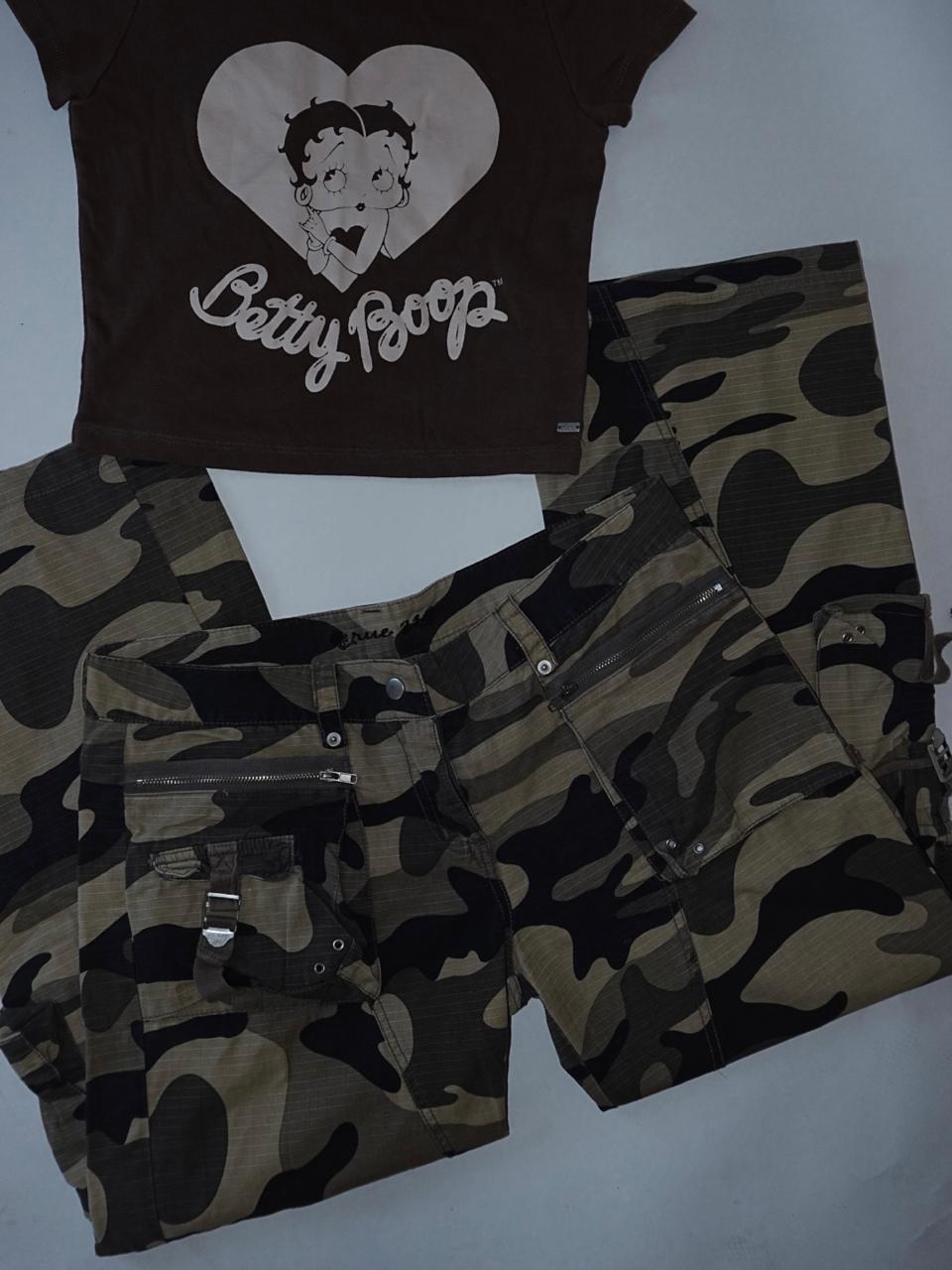 Camo cargo pants