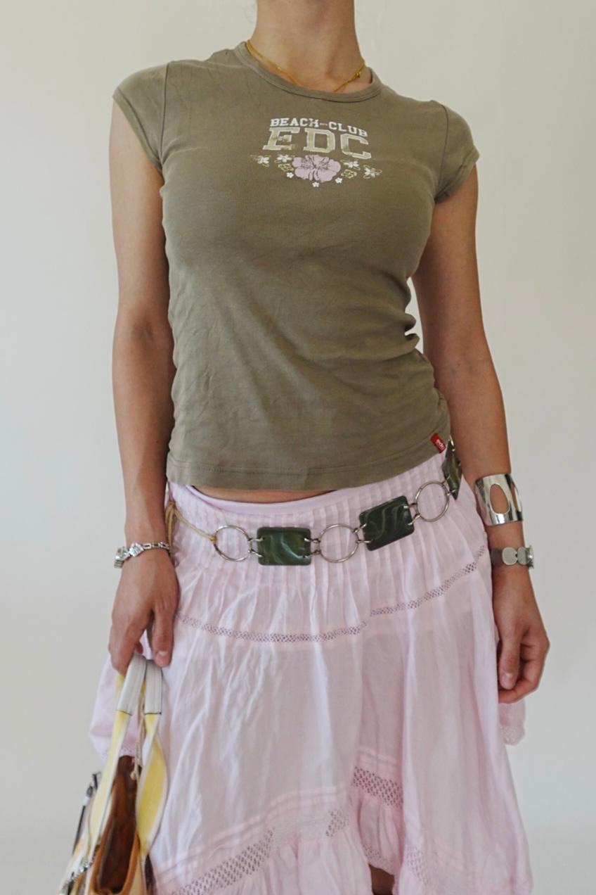 2000s EDC baby tee