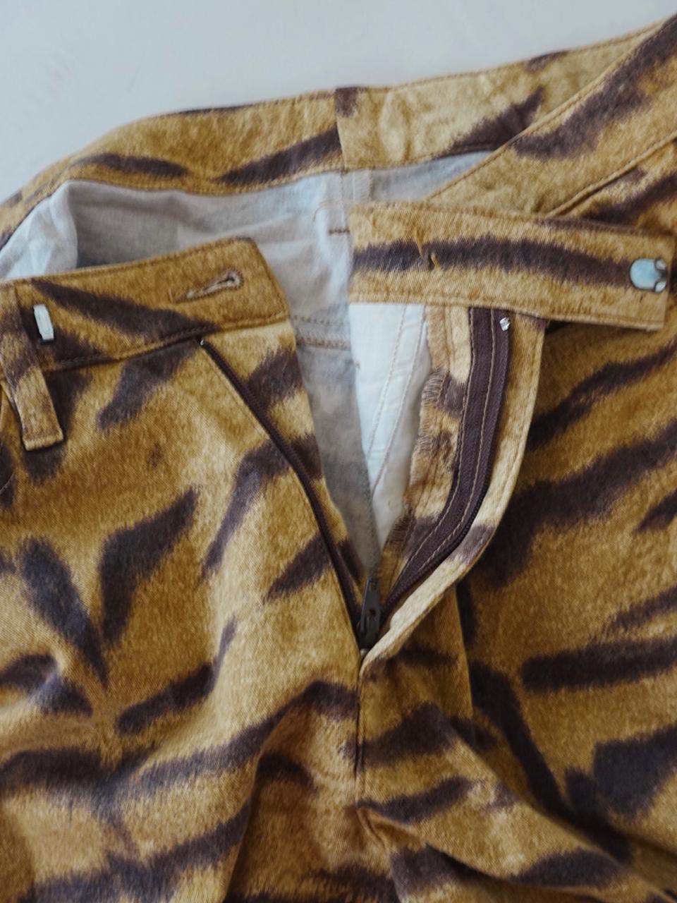 Sonia Bogner y2k animal print mid waist pants