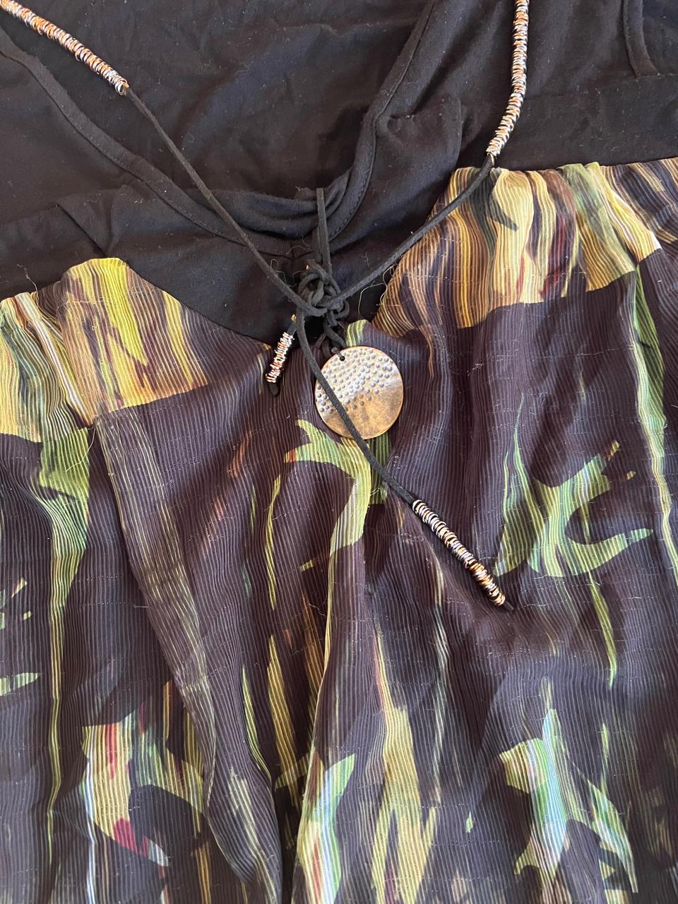 Boho unsymmetric top/dress