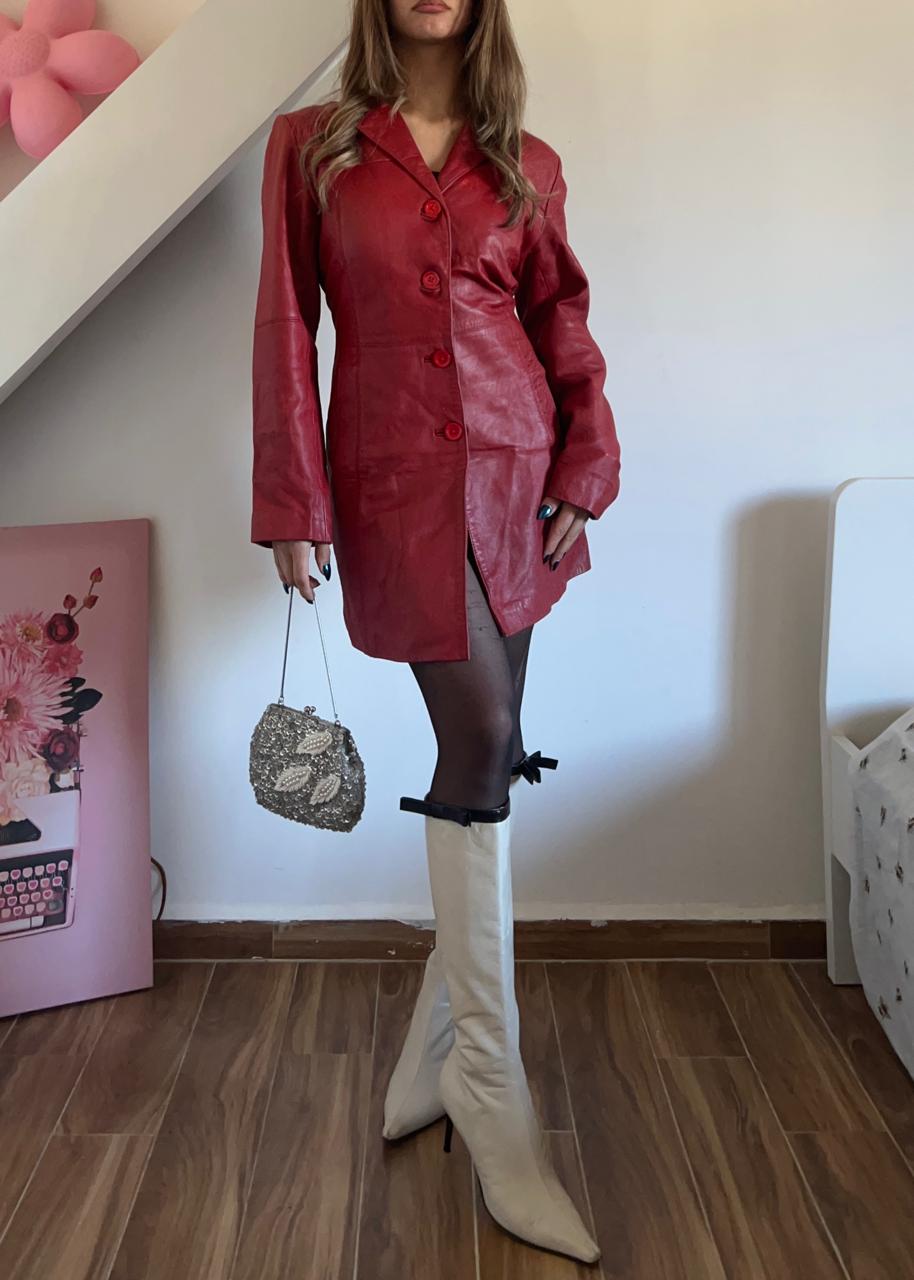Vintage leather coat