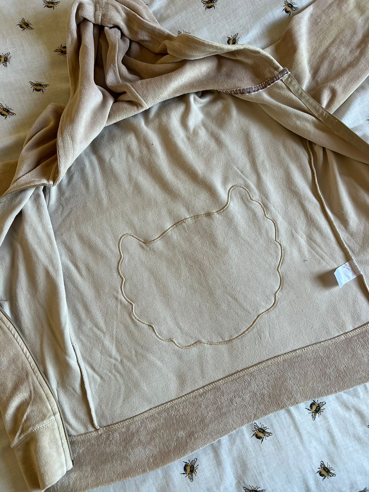 juicy Couture velvet beige tracksuit jacket