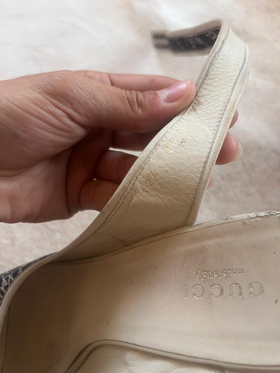 Gucci wedged heels