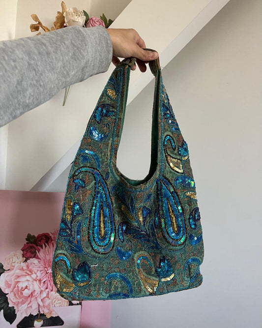 Vintage beaded sequin bag