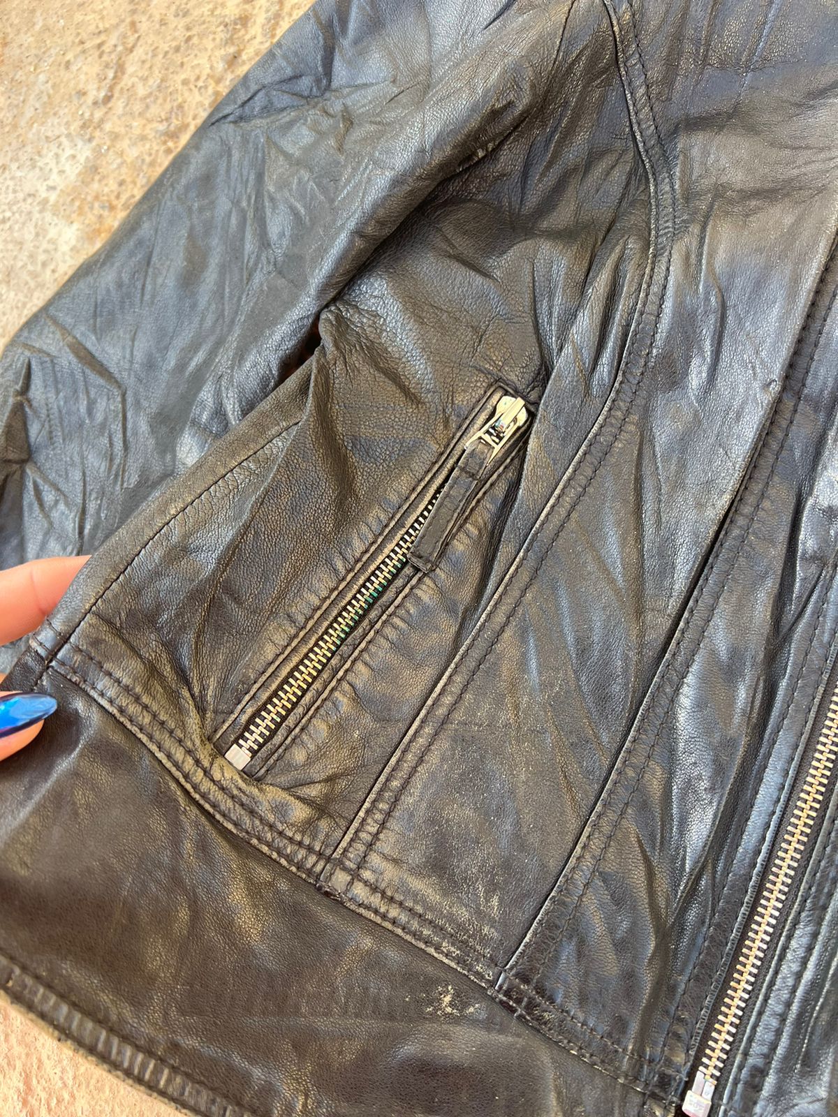 Vintage leather jacket