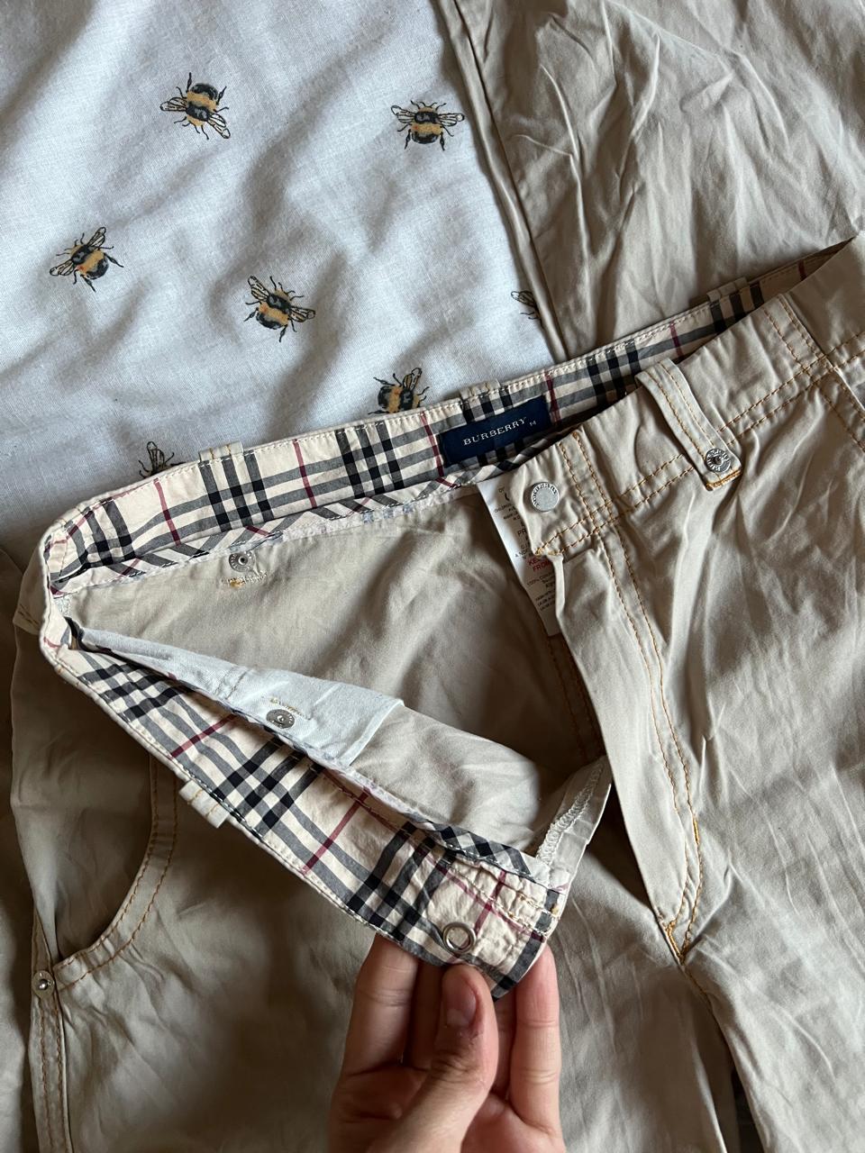 Burberry cargo low waist 00s pants