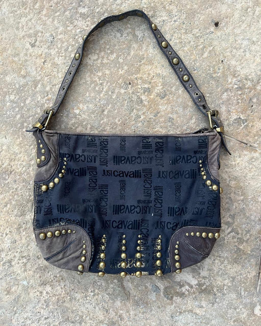 Just Cavalli studded shoulder bag