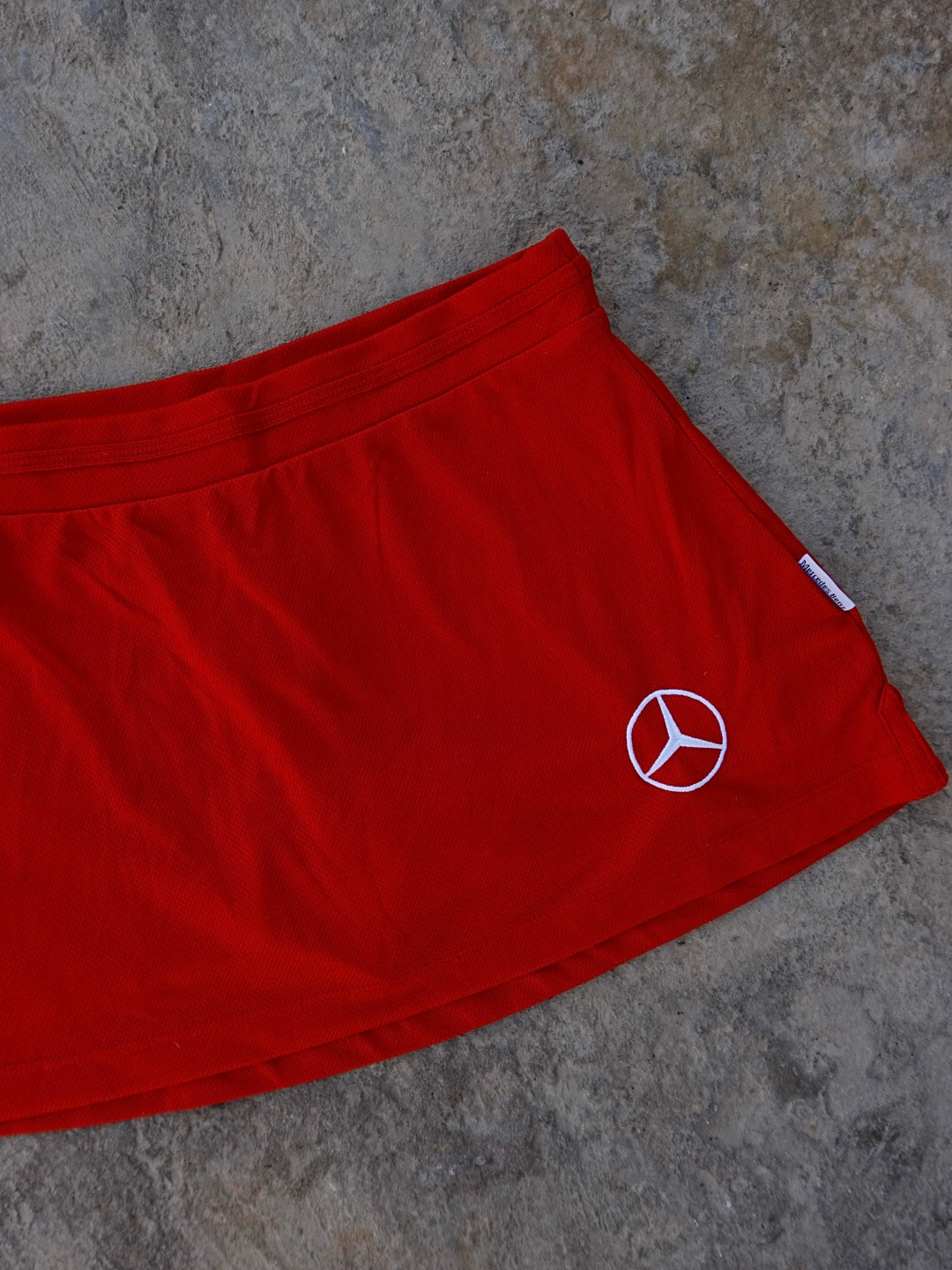 Mercedes Benz mini red skort