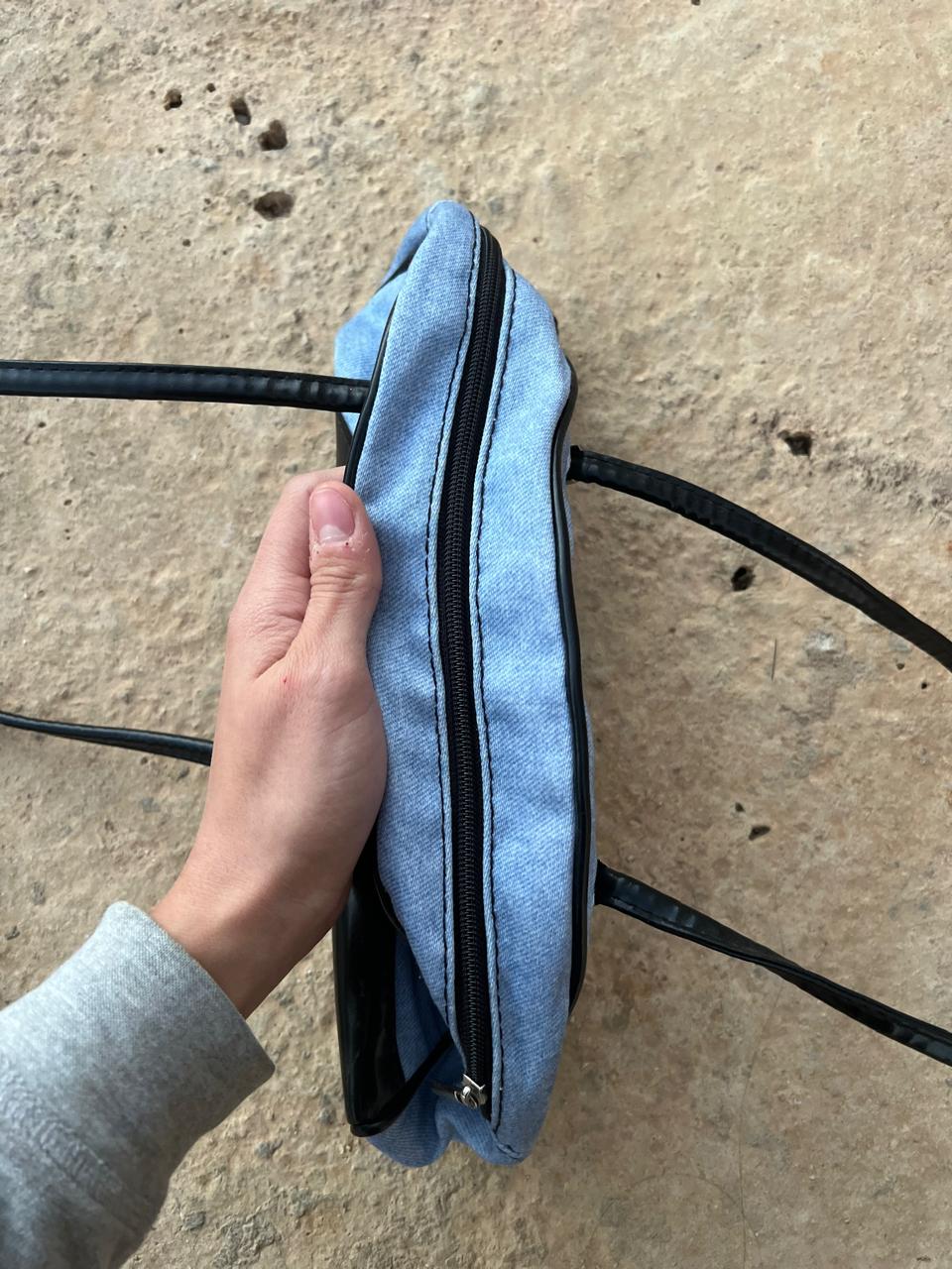 Y2k denim shoulder bag