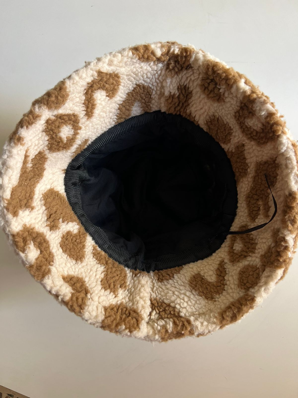 Animal print bucket hat