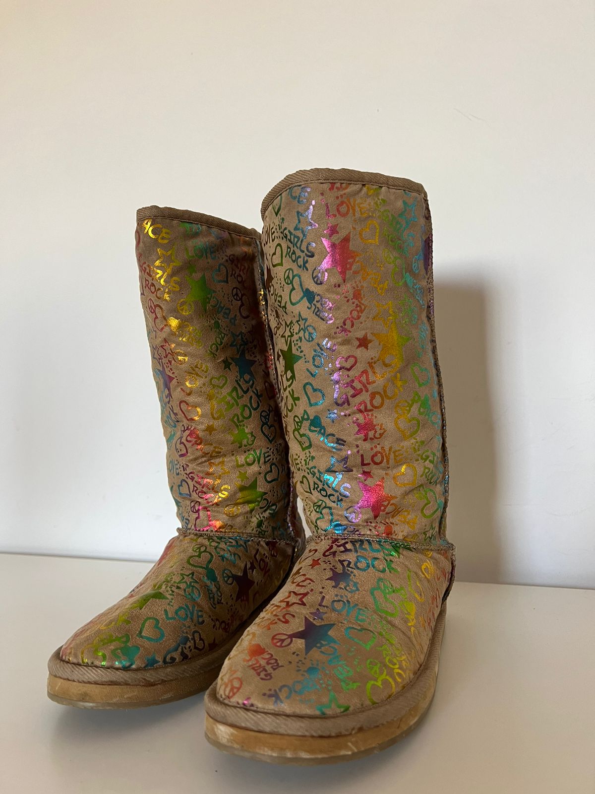 Justice ugg like boots