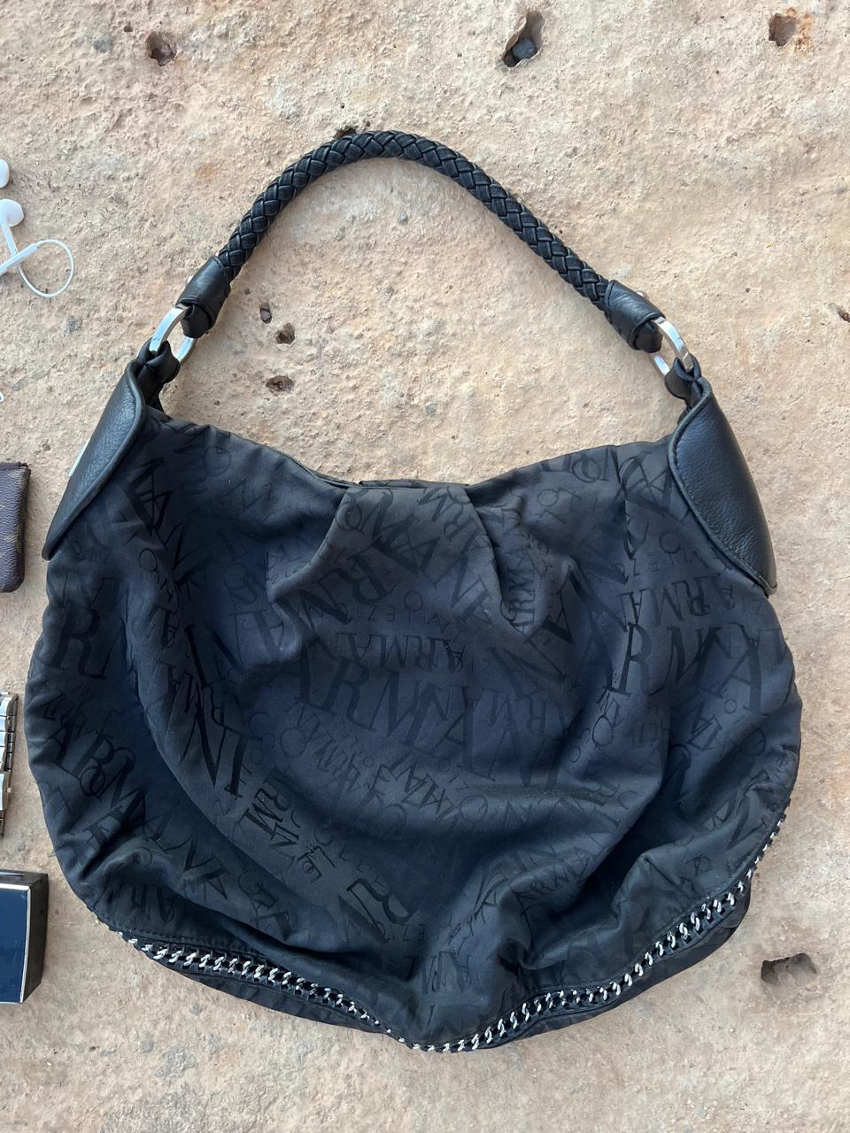 Armani exchange black bag