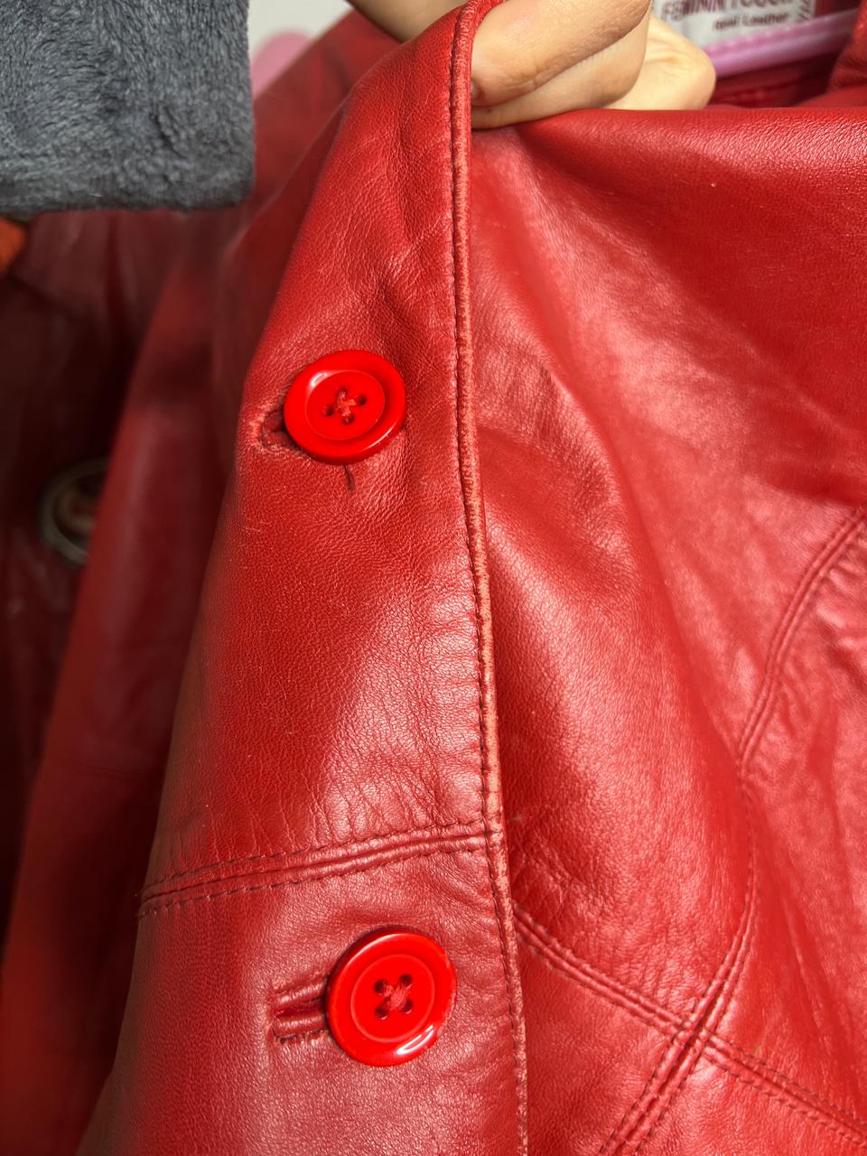 Vintage leather coat