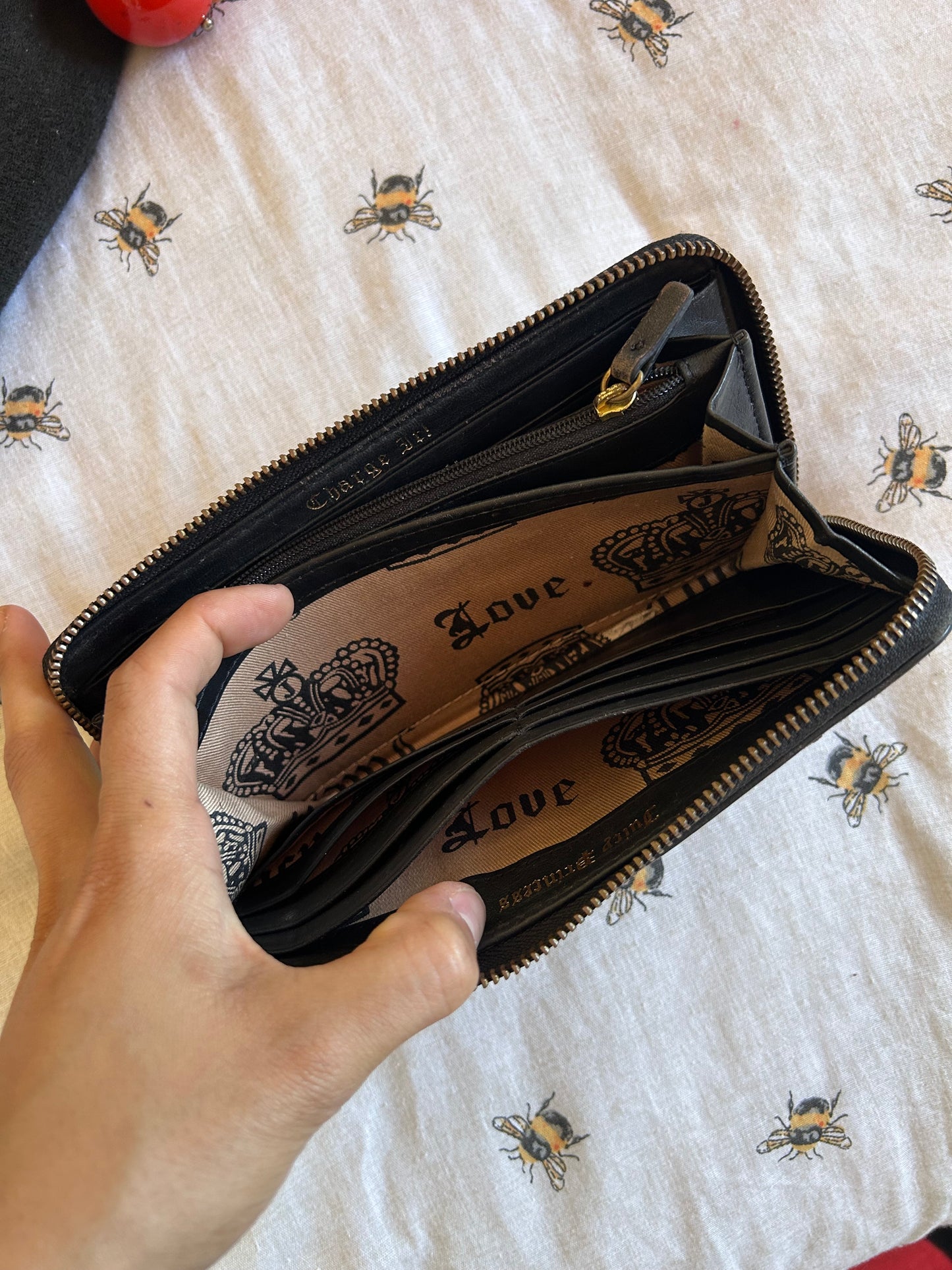 Juicy Couture velvet wallet