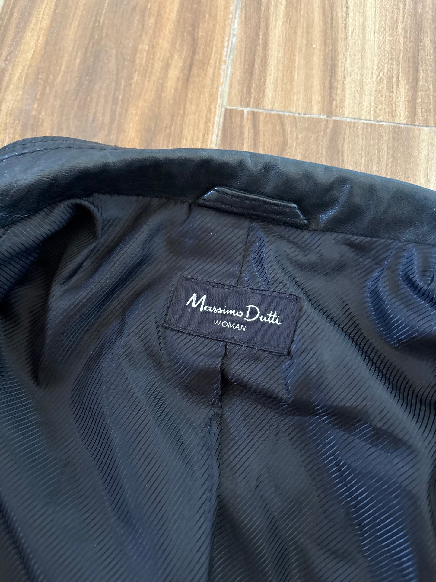Massimo Dutti leather jacket