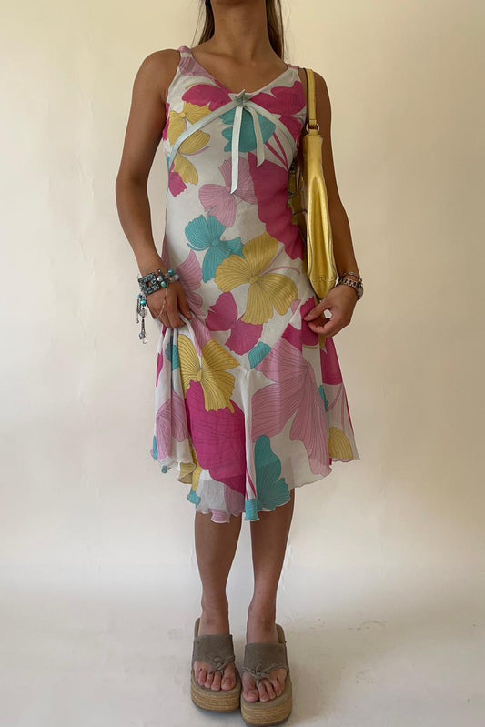 Y2k butterflies midi dress