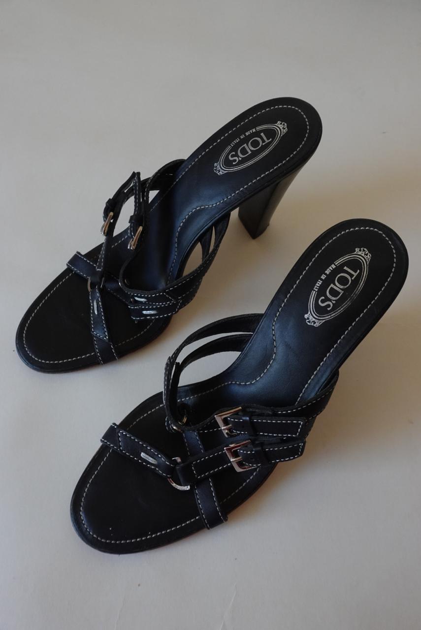 Tod's leather heels