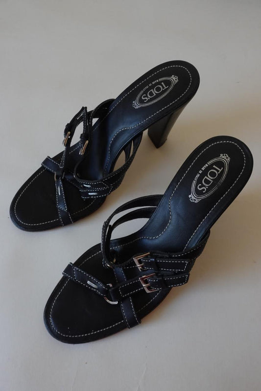 Tod's leather heels