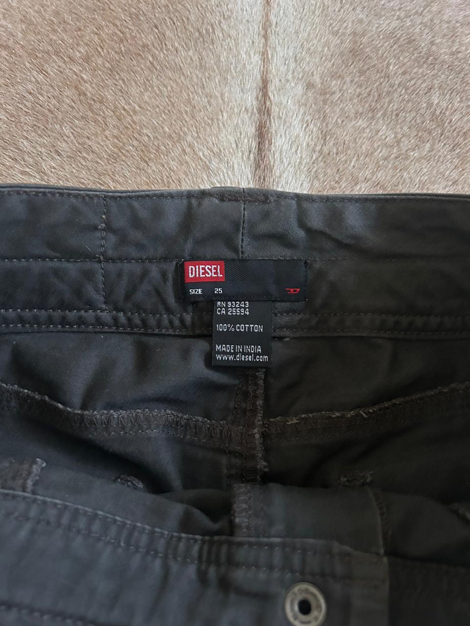 Diesel y2k denim mini skirt