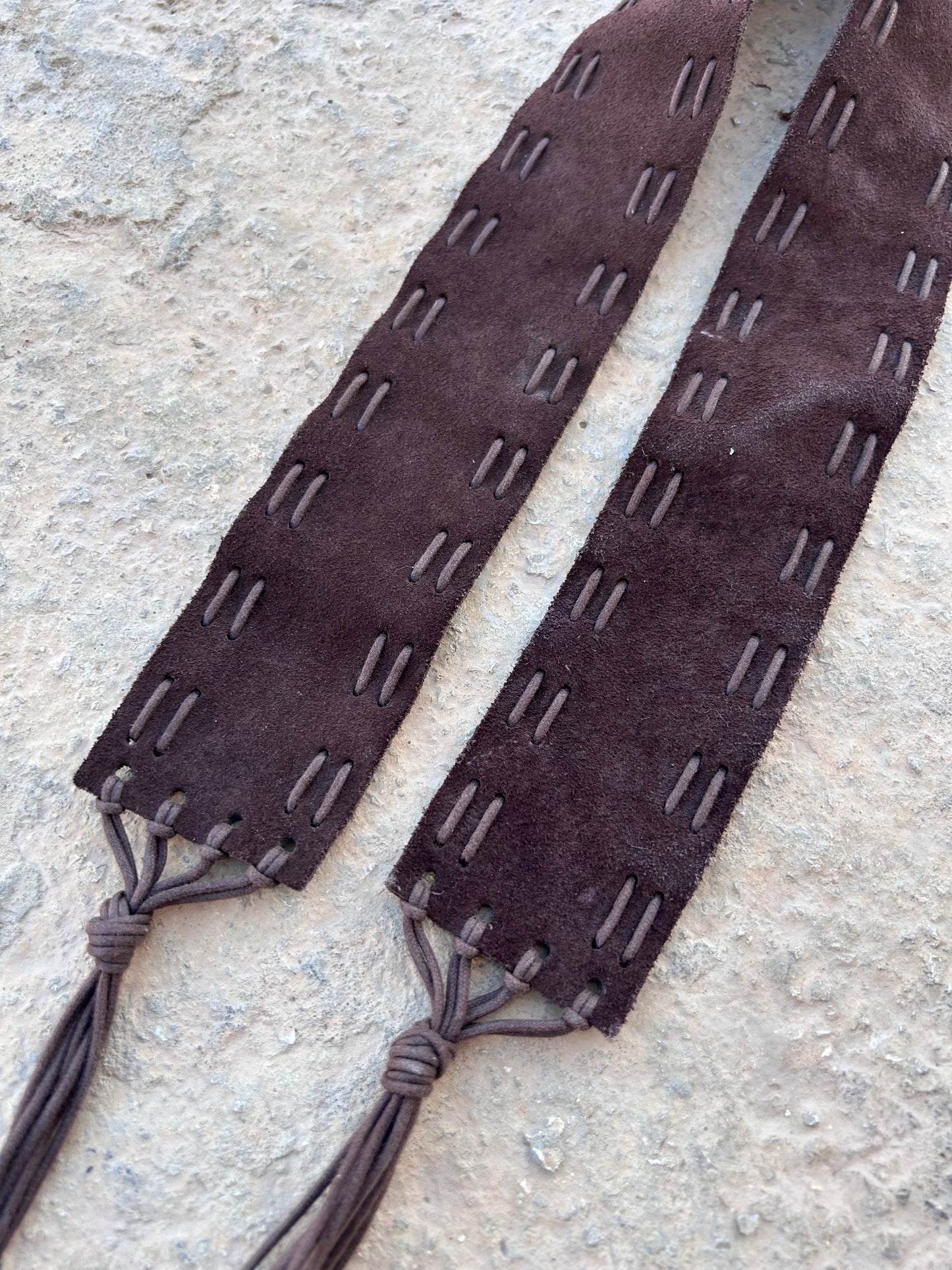 Mango suede belt