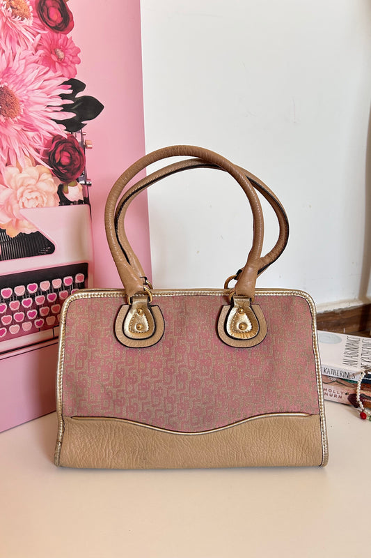 Dolce & Gabbana pink and gold bag