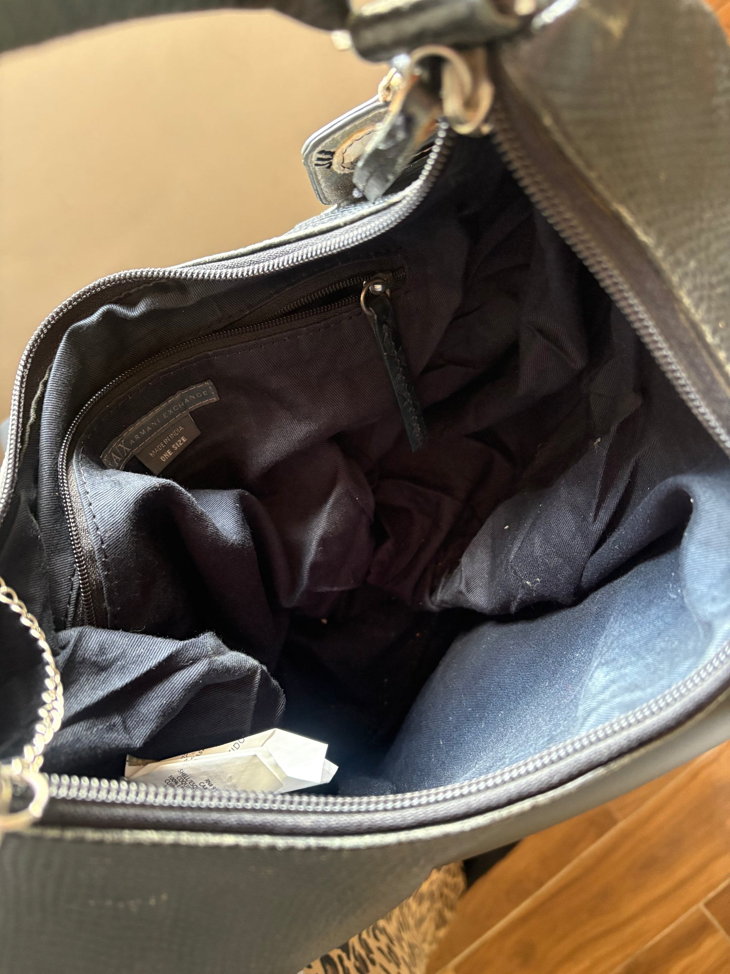 Armani Exchange leather bag