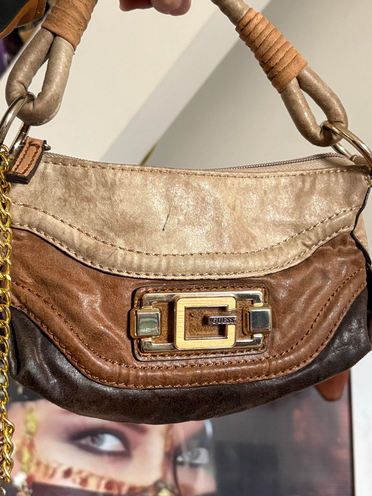 Guess 2000s mini leather bag