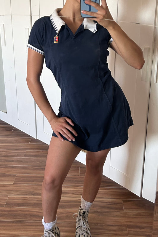 Nike vintage mini navy dress