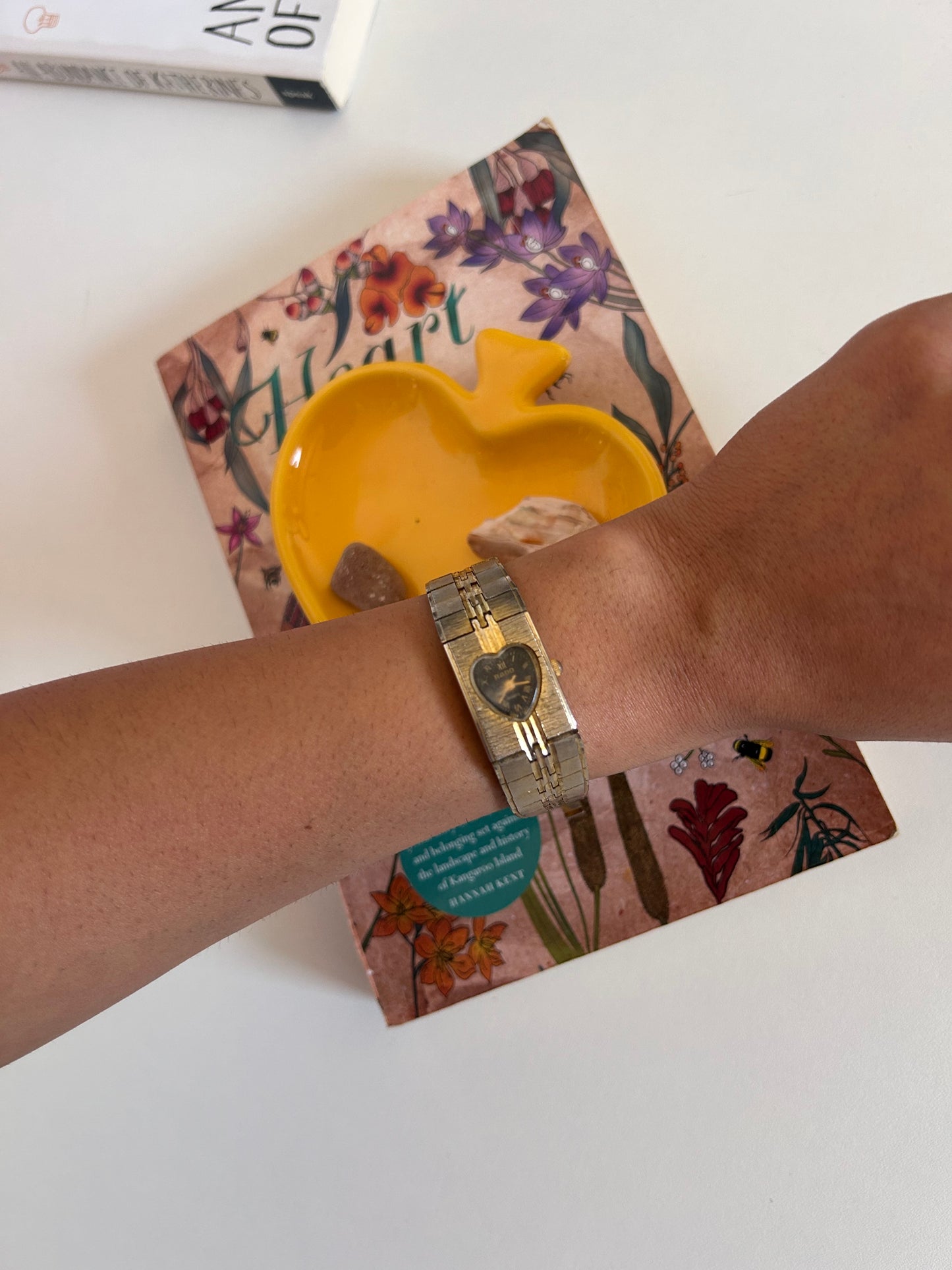 Vintage Rado 24k gold plated heart watch