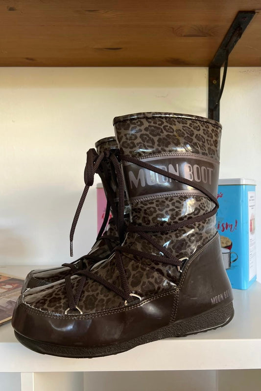 Animal print Moon Boots