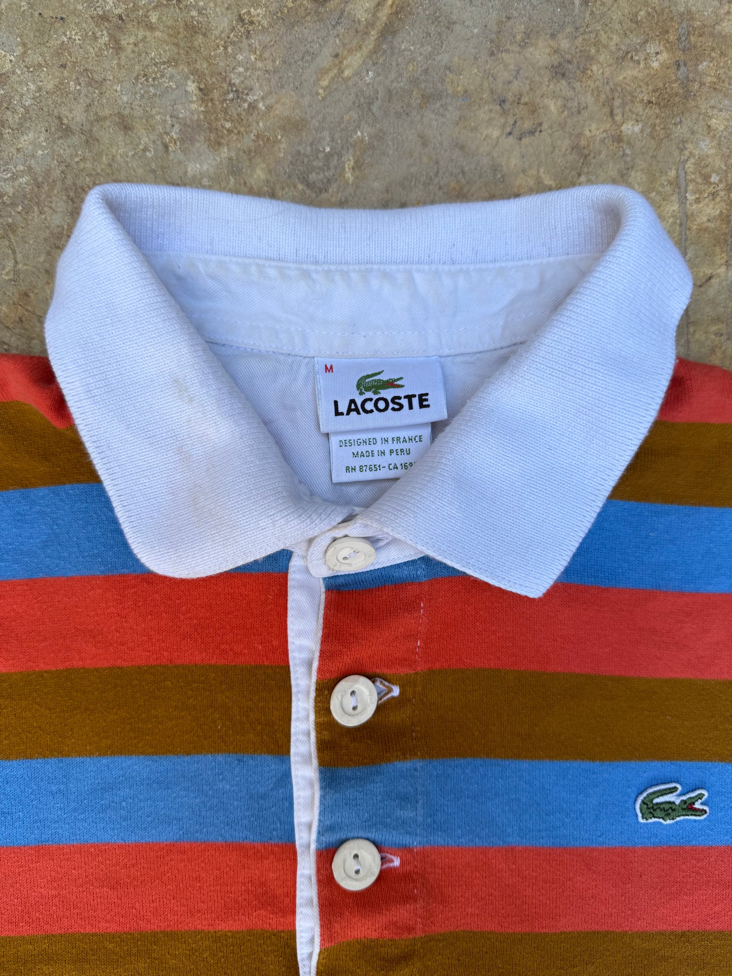 Vintage Lacoste half button up sweater