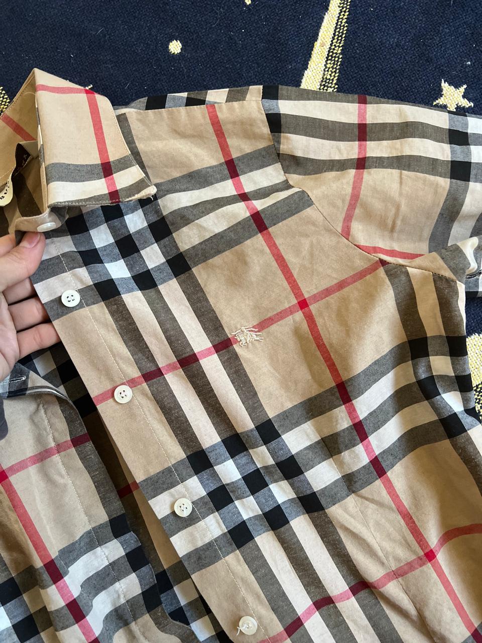 Burberry button up shirt