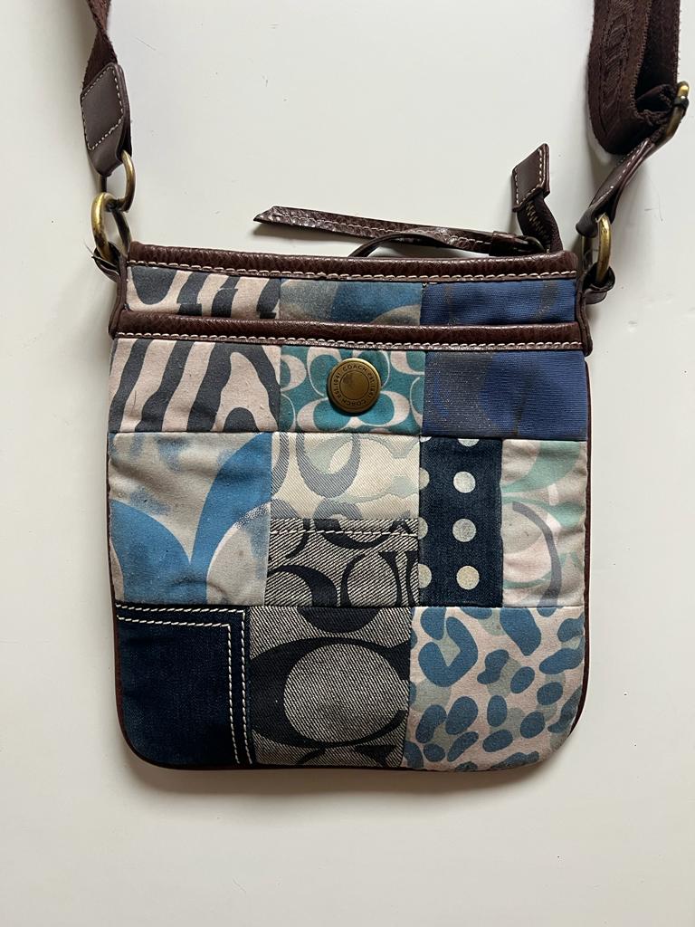 Coach patchwork vintage crossbody bag