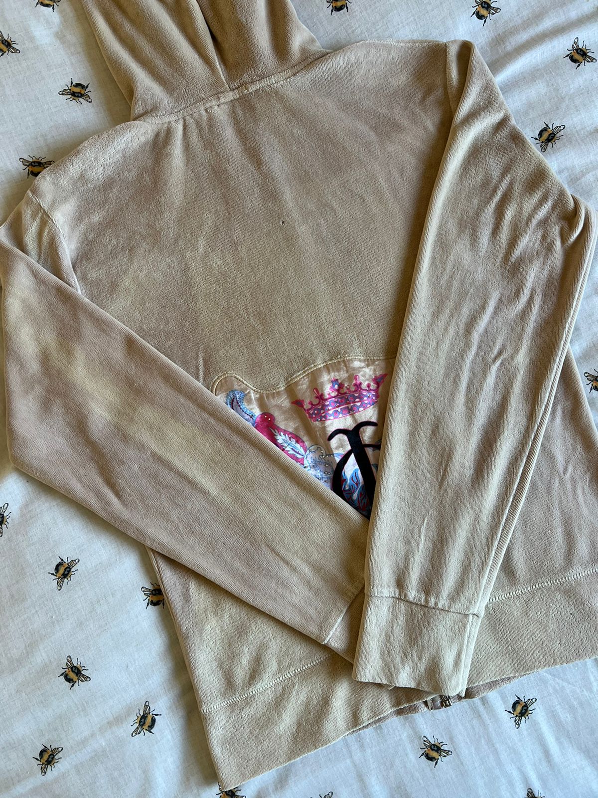 juicy Couture velvet beige tracksuit jacket