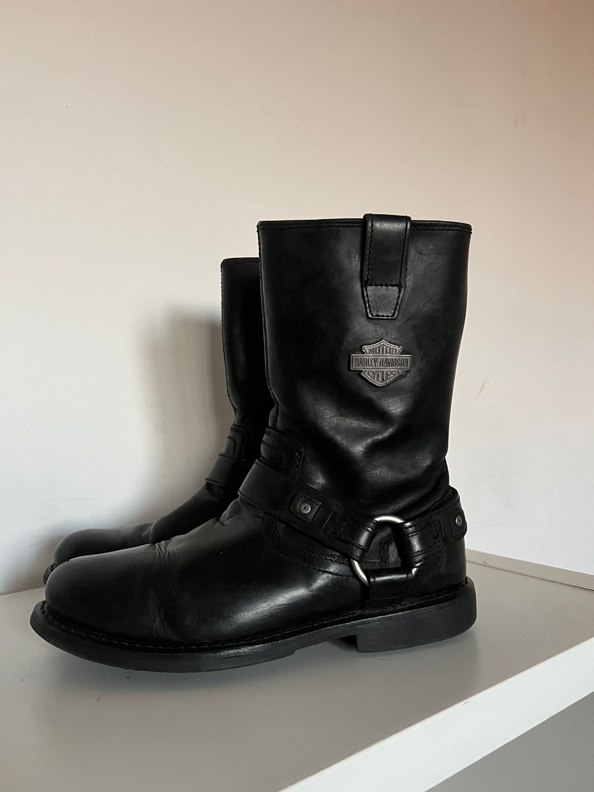 Harley Davidson black boots