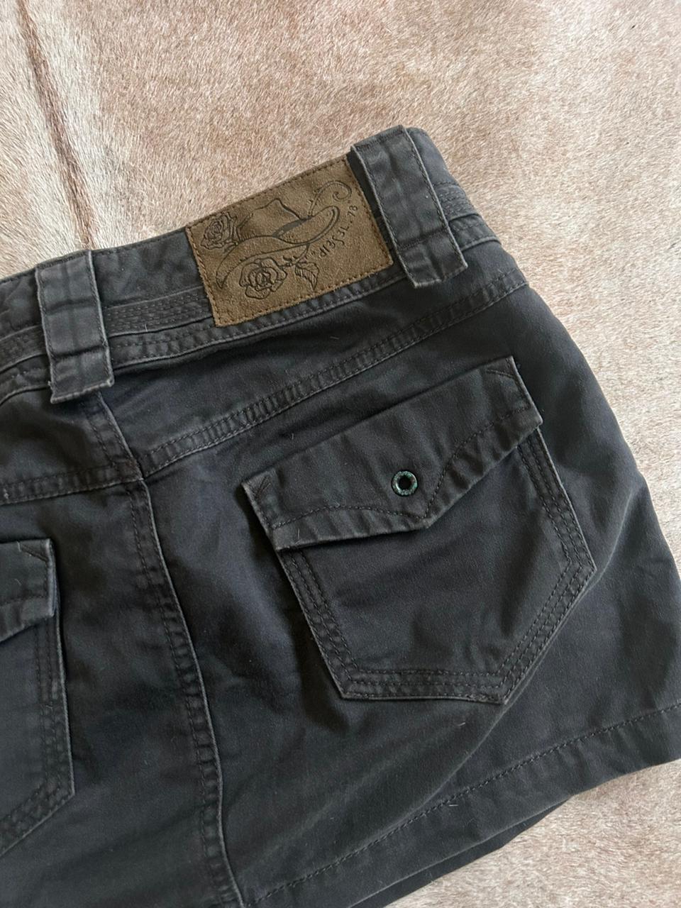 Diesel y2k denim mini skirt