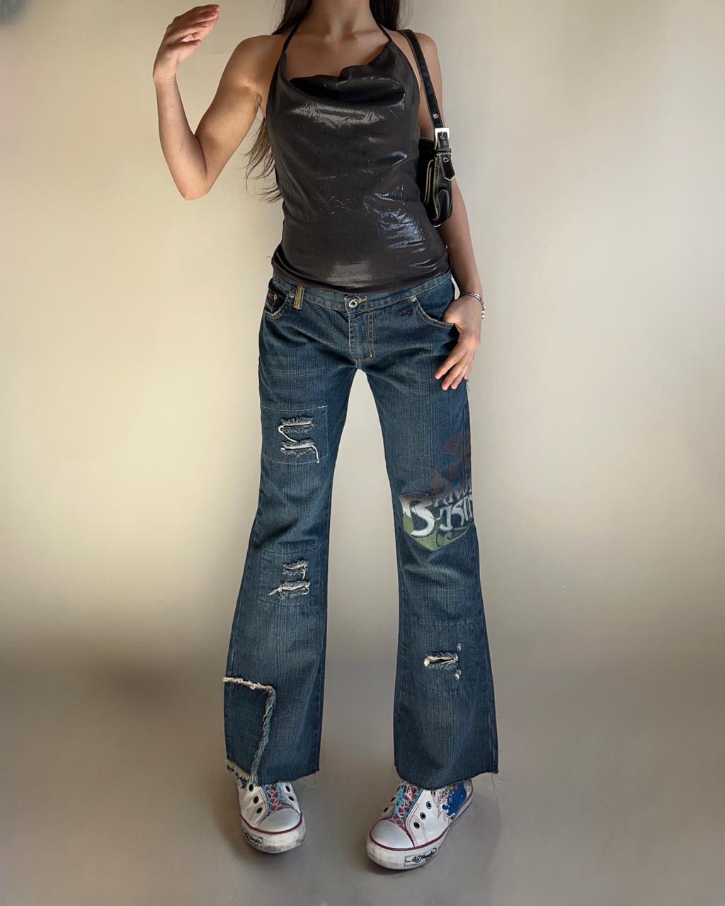 Dolce & Gabbana low rise y2k jeans