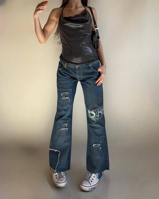 Dolce & Gabbana low rise y2k jeans