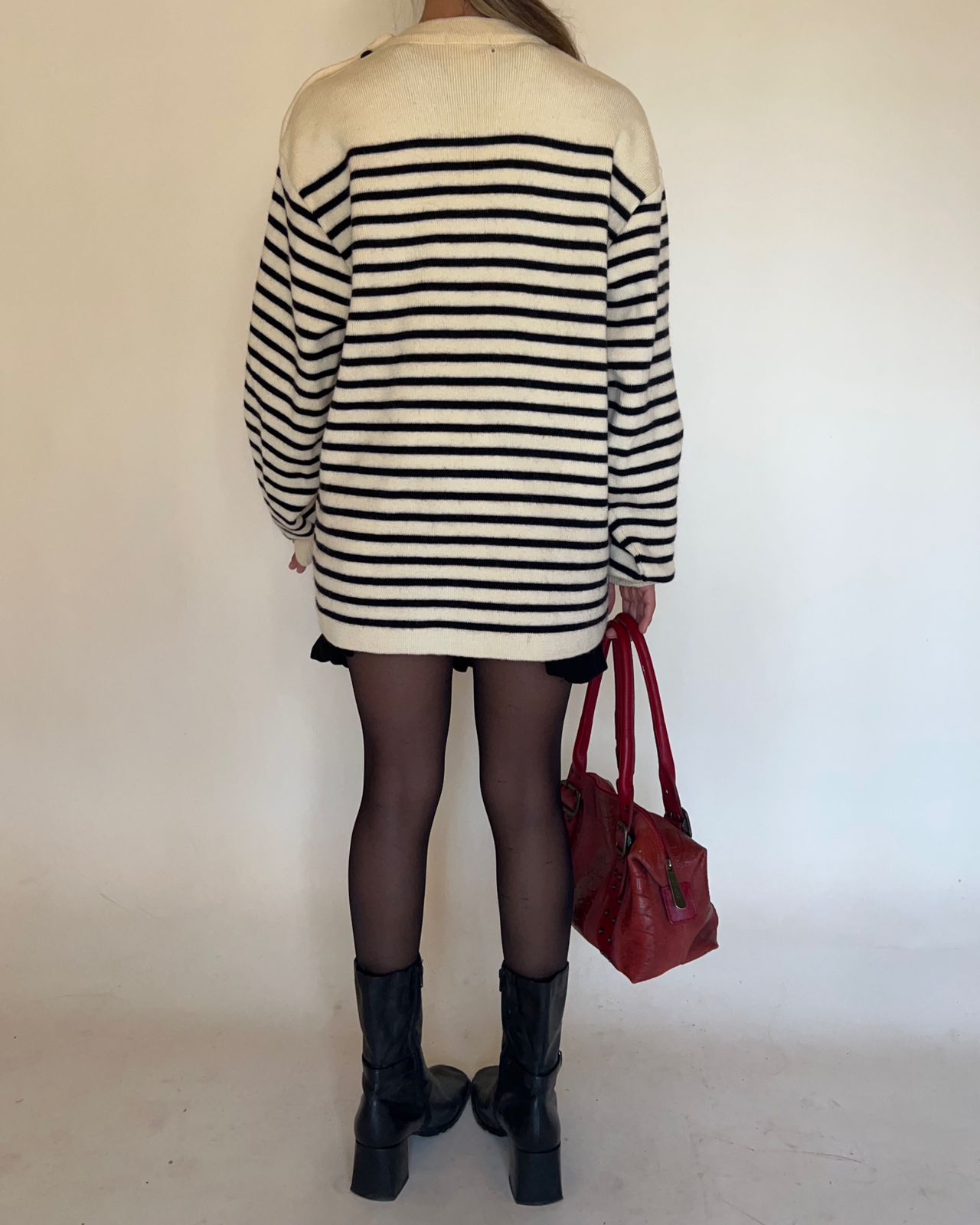 Stripped wool sweater