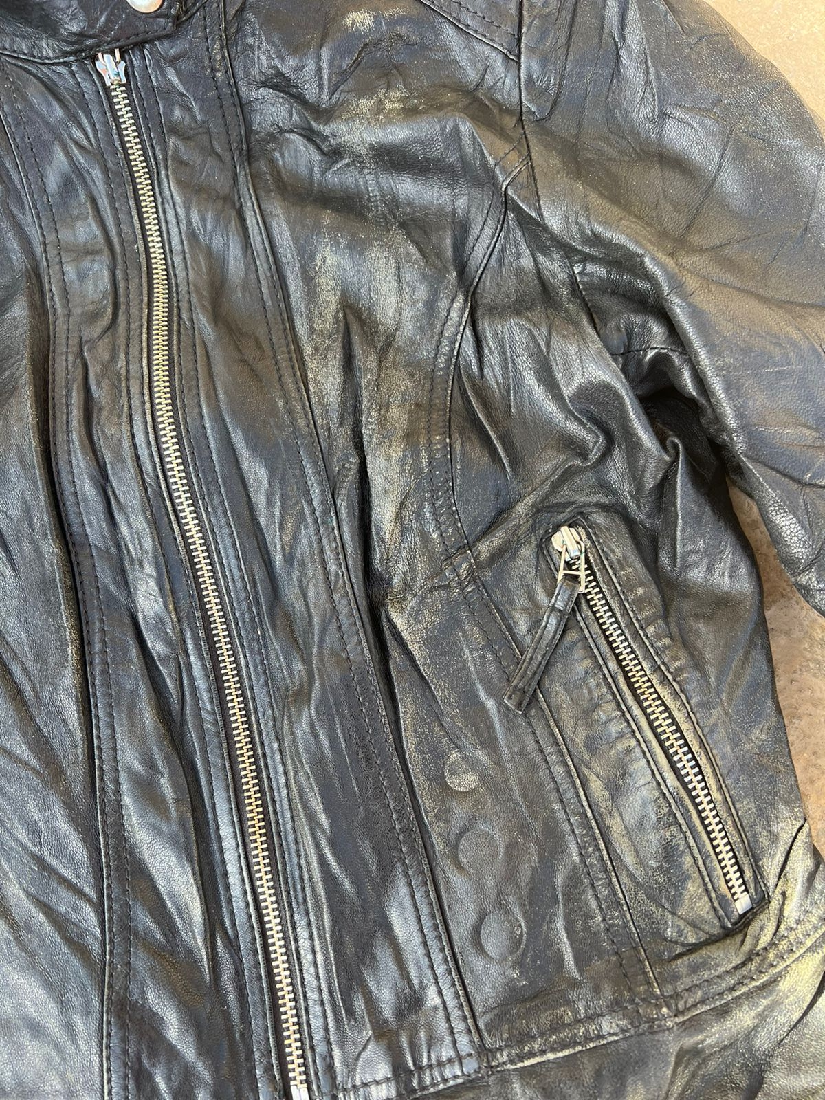 Vintage leather jacket