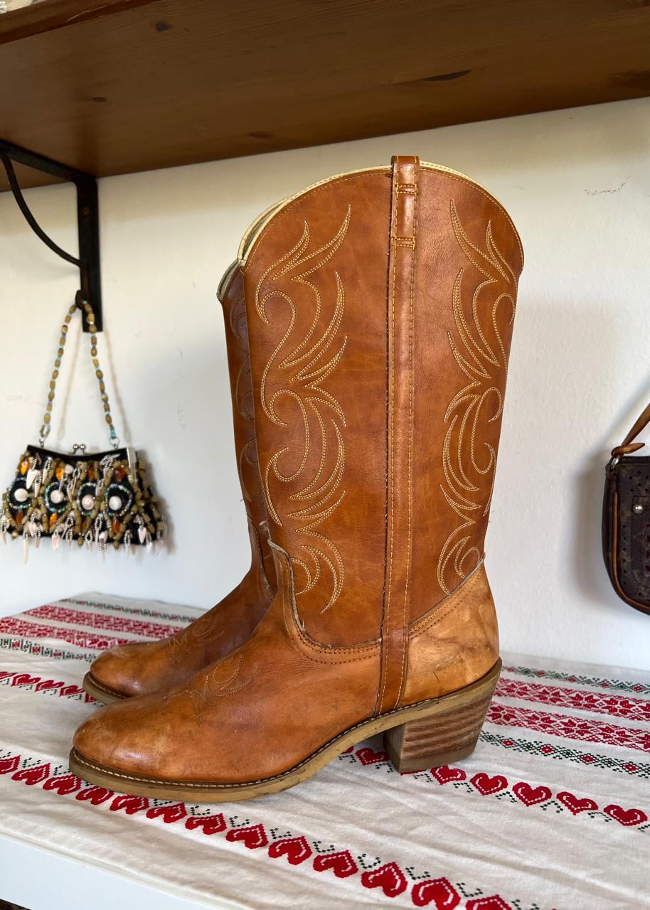 Western cowboy boots