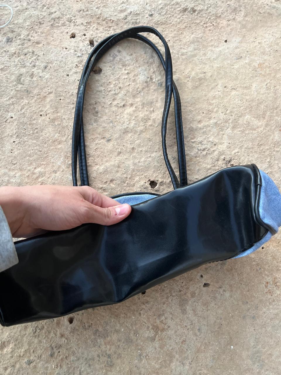 Y2k denim shoulder bag