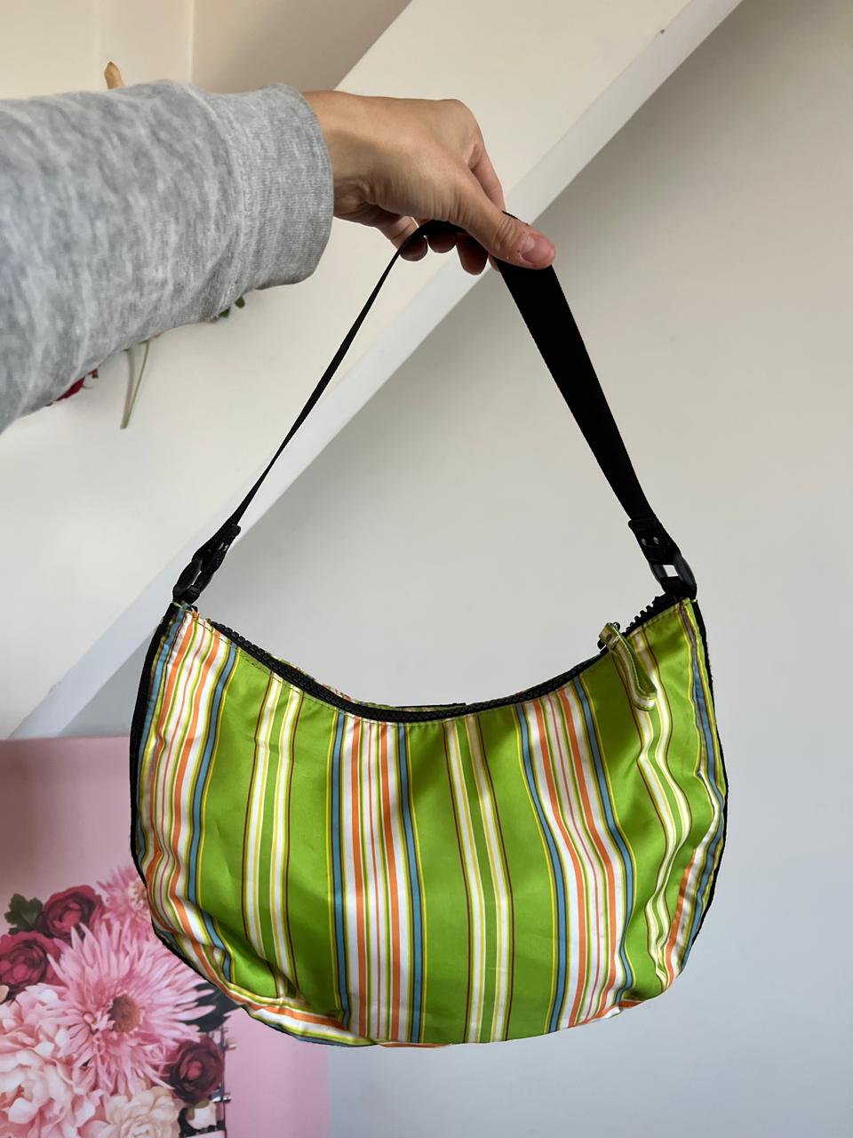 Ralph Lauren green shoulder y2k bag