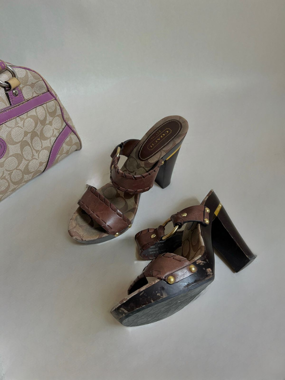 Coach vintage heels