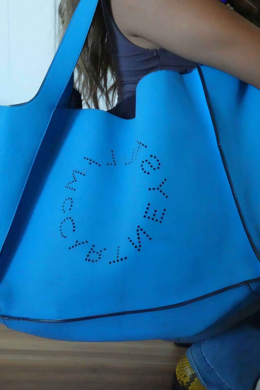Stella Mccartney vegan leather big tote bag