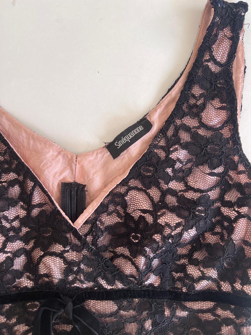 Lace overlay top