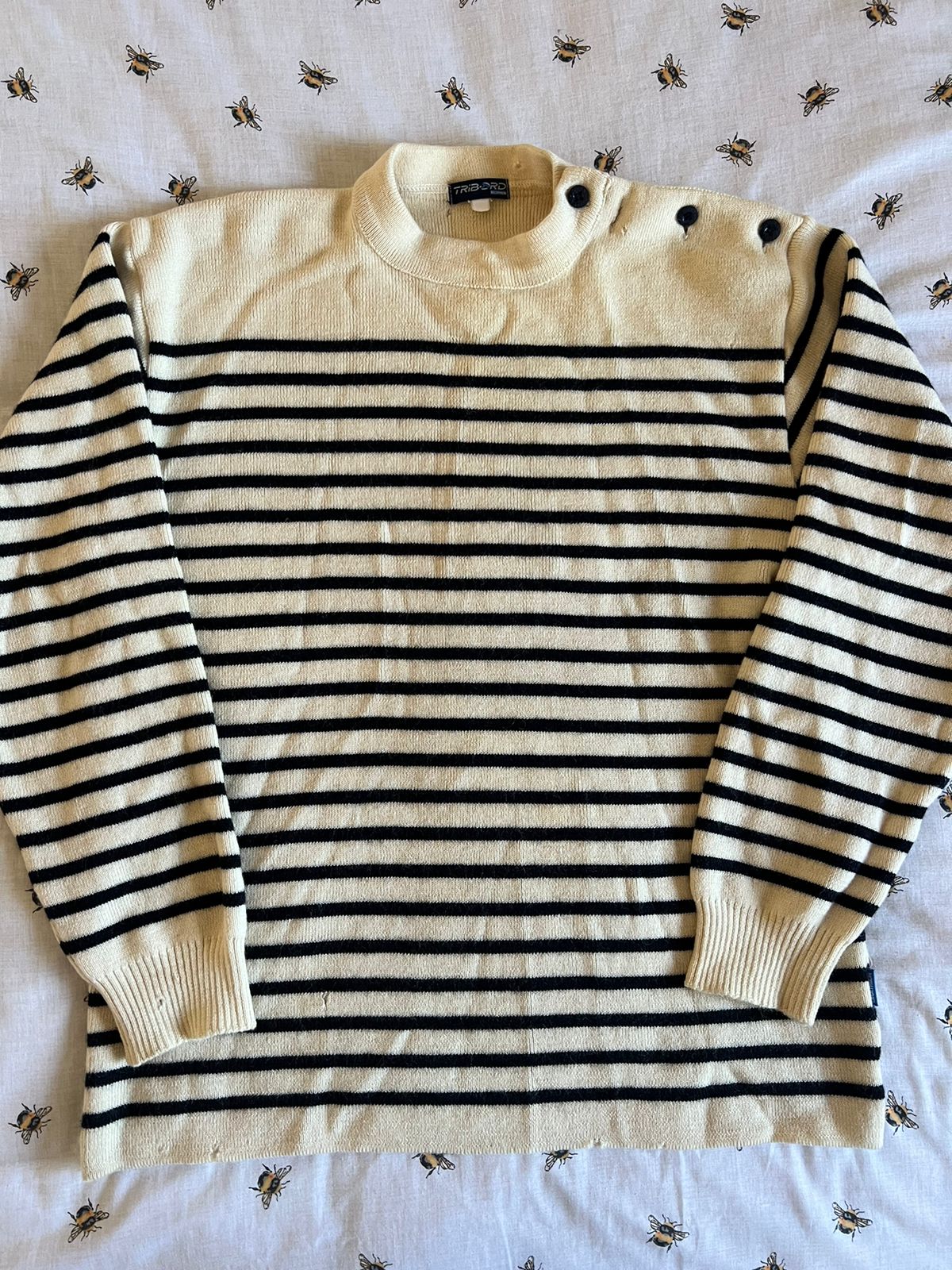 Stripped wool sweater