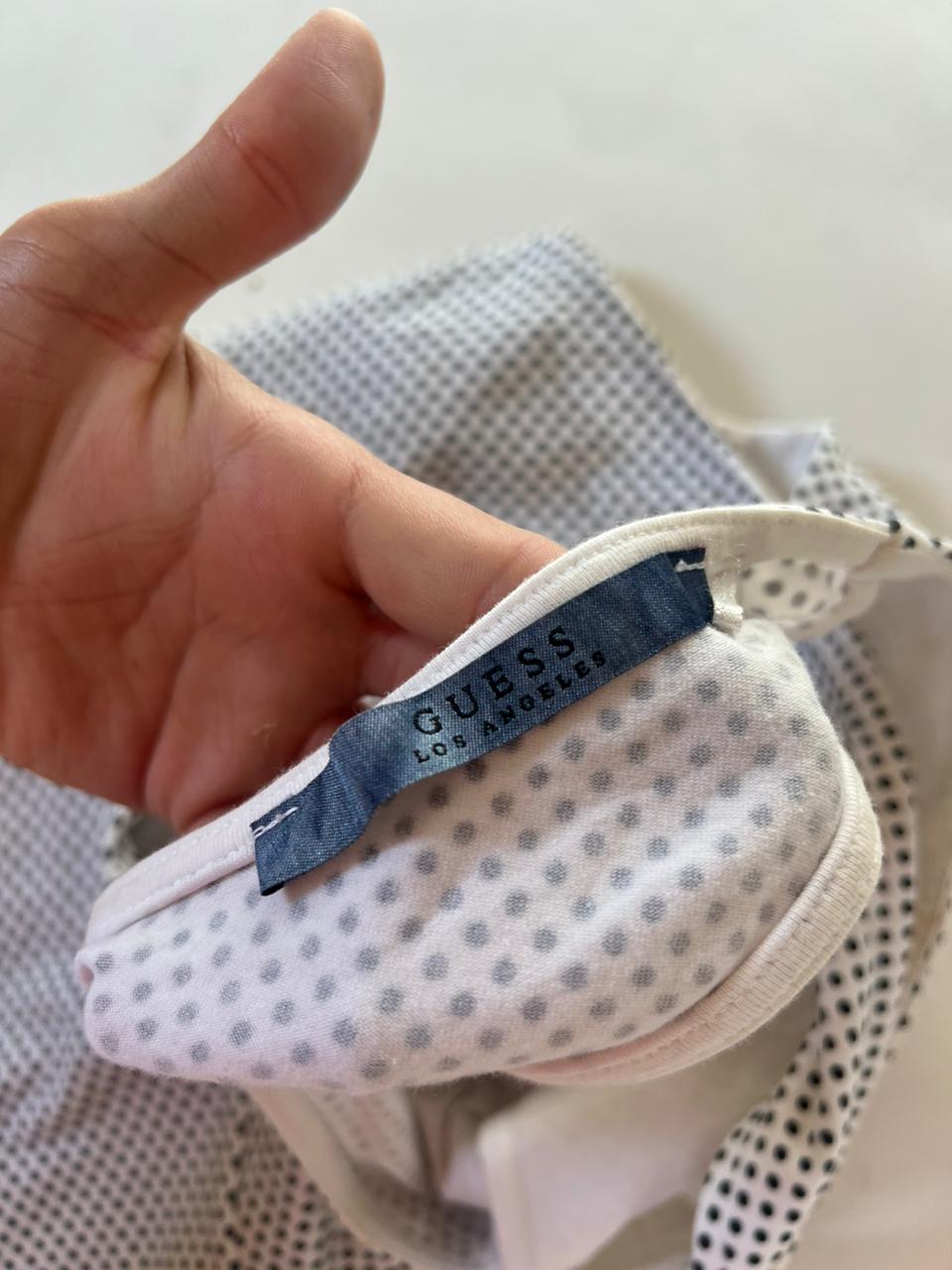 Guess polka dot a bit cropped top